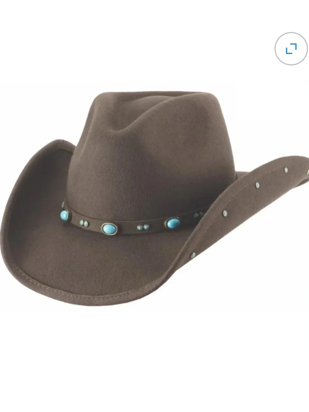 Bullhide Omaha Kids Wool Felt Cowboy Hat Chocolate Sz M, 0866CH